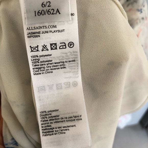 AllSaints cold shoulder romper NWT! - Picture 5 of 6